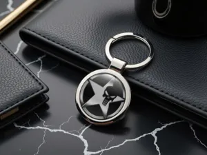 Custom Keyrings Photo Ring Metallic Pro